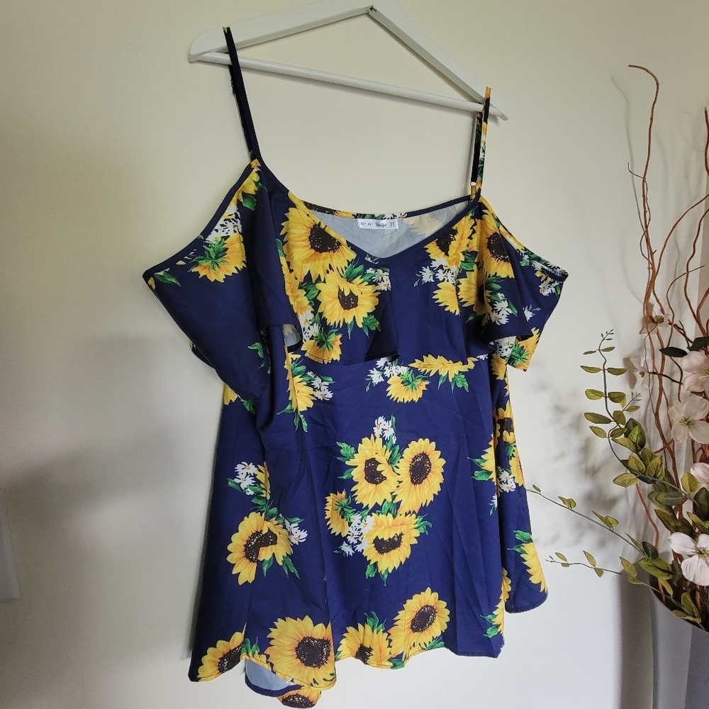 PLUS Off the Shoulder Ruffle Top